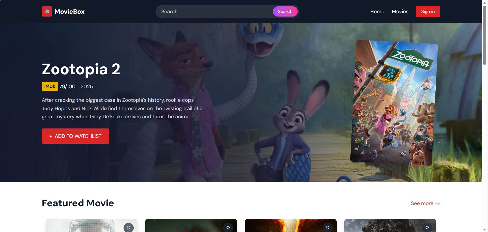 Movie/TV Show Tracker - Personal entertainment tracker for discovering titles, managing watchlists, logging progress, and analyzing viewing habits.